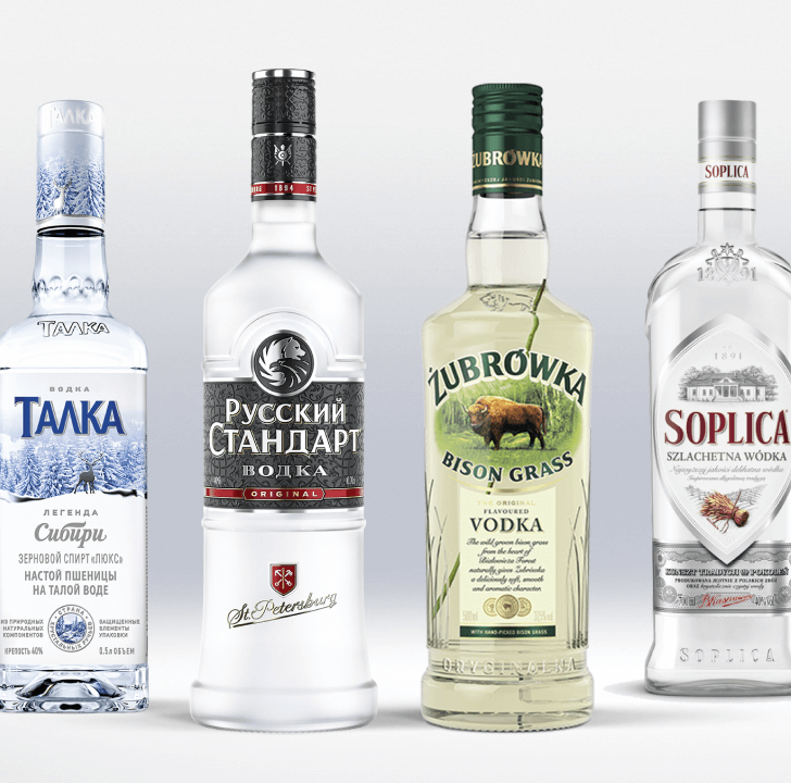 8 Roust Vodkas Amongst the Best-Selling Spirits Brands